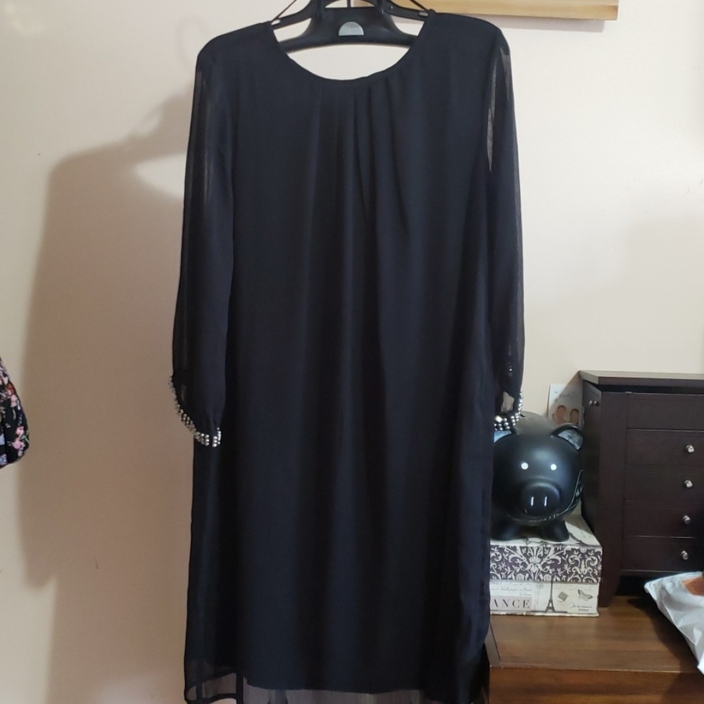 Venus black cocktail dress